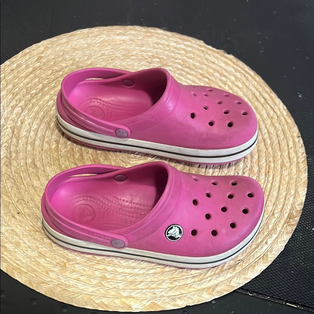Crocs Kids Pink Clogs